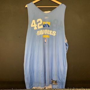 Denver Nuggets #42 Blank Reversible Jersey